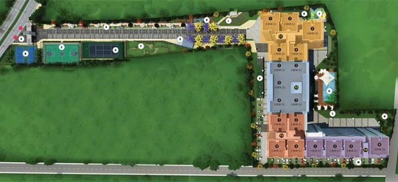 Master Plan of Habitat Eden Heights in Whitefield, Bangalore - Image 125237