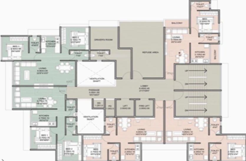 Floor Plan of Hello Future Corner in Panvel, Navi Mumbai - Image 240984