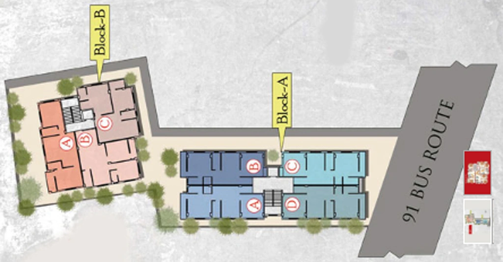 Master Plan of GM Meena Srishti in Rajarhat, Kolkata - Image 242002