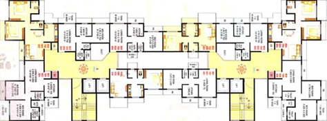 Floor Plan of Dubey Gayatri Enclave in Karanjade, Navi Mumbai - Image 239881