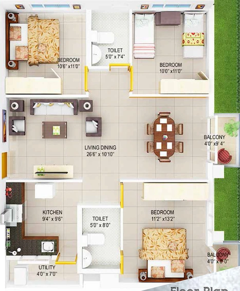 2 BHK Flat in Nest Campus Woods in Thrikkakara, Kochi - Image 856355