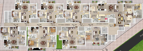Floor Plan of Nest Campus Woods in Thrikkakara, Kochi - Image 277363