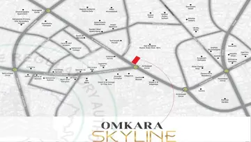 Location of Adikara Omkara Skyline - Image 129436