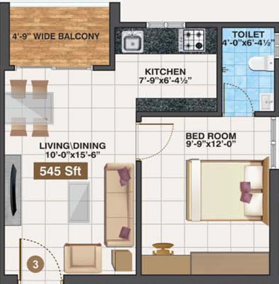 1 BHK Flat in MPH Aspira and Wondur in Isnapur, Hyderabad - Image 794895