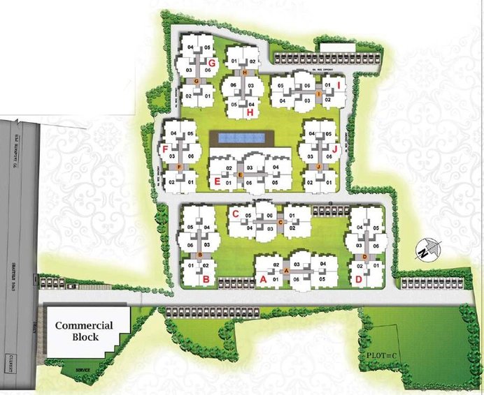 Master Plan of Magnolia Nakshatra in Barasat, Kolkata - Image 242520
