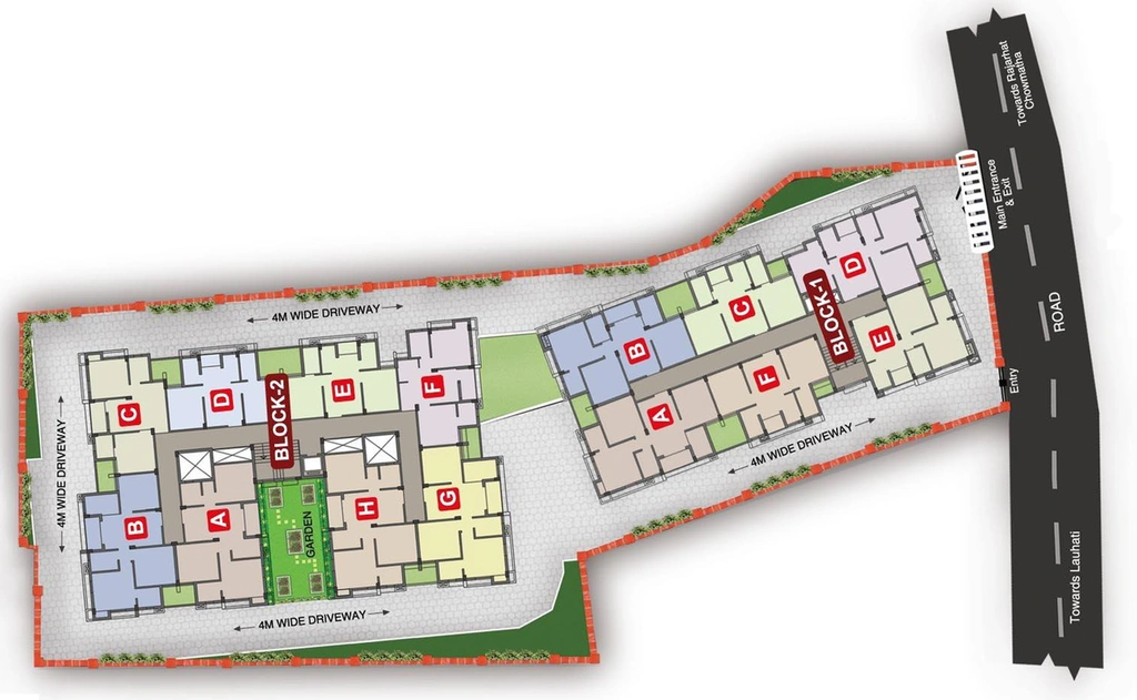 Master Plan of Magnolia Enjoy in Rajarhat, Kolkata - Image 242482