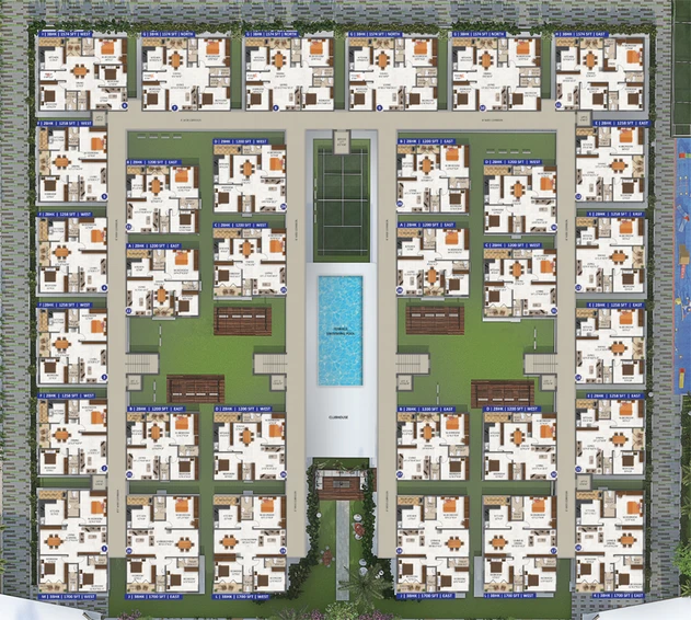 Master Plan of Sri Nivasam in Bachupally, Hyderabad - Image 125264