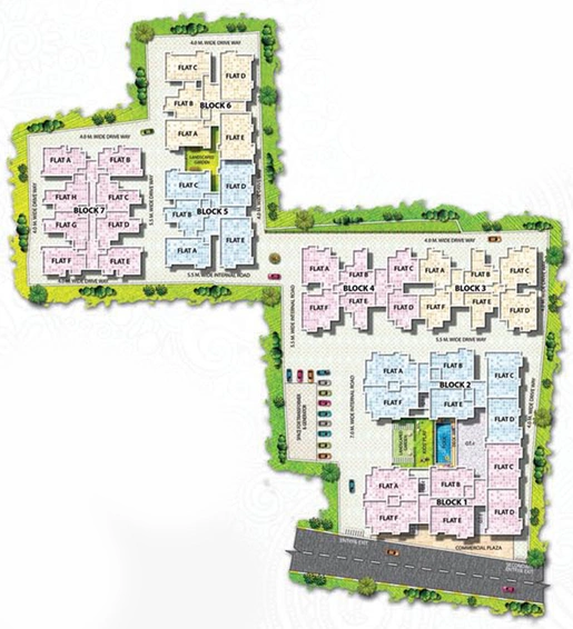 Master Plan of Magnolia Vardaan in Rajarhat, Kolkata - Image 242545