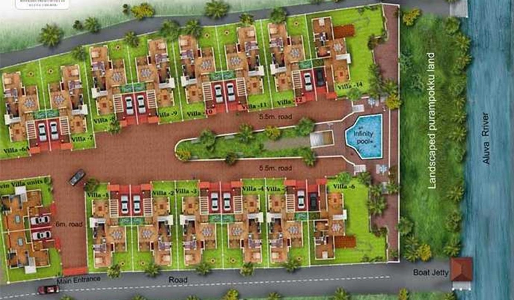 Master Plan of Manjooran Riverine in Aluva, Kochi - Image 277340