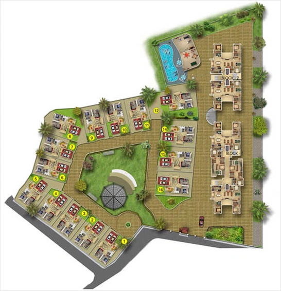 Master Plan of Manjooran Rowan Park Springs in Kakkanad, Kochi - Image 277350