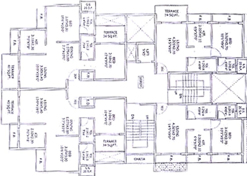 Floor Plan of Sandeep Yamuna Hari Niwas in Ulwe, Navi Mumbai - Image 256450