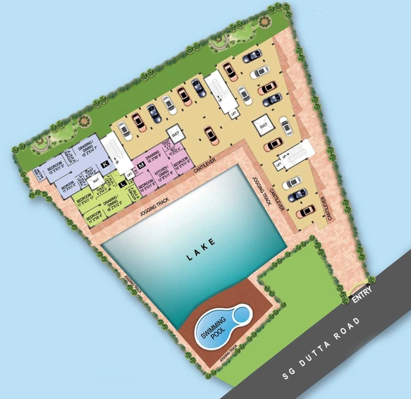 Master Plan of Bhawani Lake View in Birati, Kolkata - Image 239605