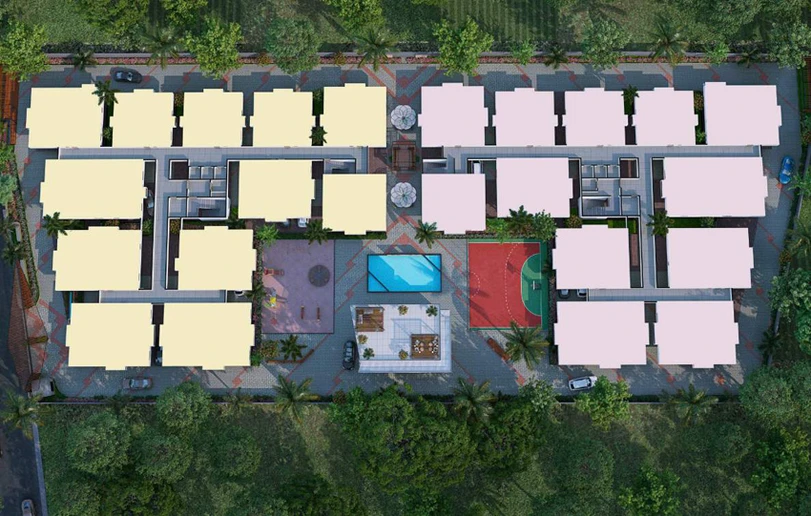 Master Plan of Sunyuga Elegance in Kompally, Hyderabad - Image 125281