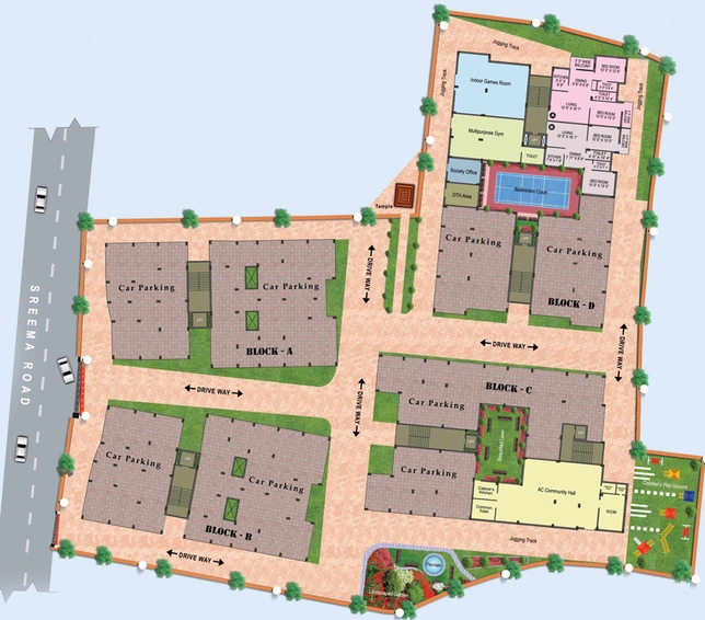 Master Plan of Bhawani Dreams Phase 1 in Dum Dum, Kolkata - Image 239589