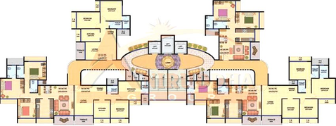 Floor Plan of Aniruddha Laxmi Icon in Nerul, Navi Mumbai - Image 234741
