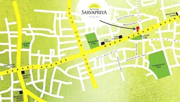Location of Natural Sarvapriya Residency - Image 261705
