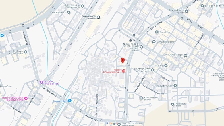 Location of Shagun Silver Heights in Ulwe, Navi Mumbai - Image 256708