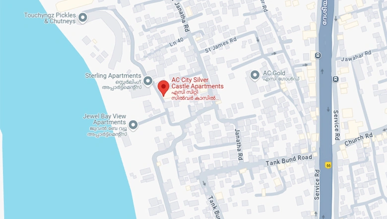 Location of AC Silver Castle in Vyttila, Kochi - Image 260124