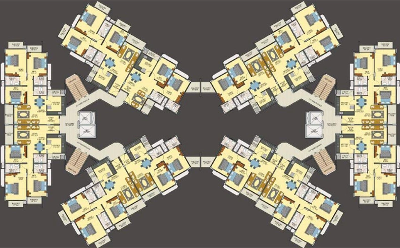 Floor Plan of Hoysala Samruddhi in Byatarayanapura, Bangalore - Image 125295