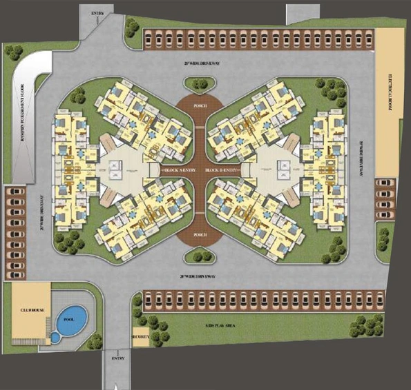 Master Plan of Hoysala Samruddhi in Byatarayanapura, Bangalore - Image 125296
