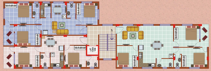 Floor Plan of Nirman Garden in Kestopur, Kolkata - Image 245099