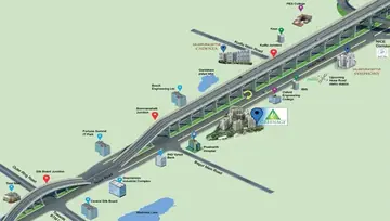 Location of Sattva Greenage - Image 125307