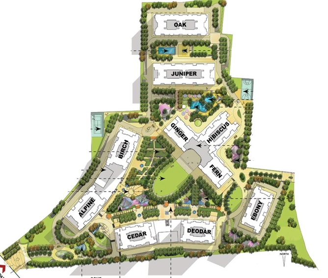 Master Plan of Sattva Greenage in Bommanahalli, Bangalore - Image 125309