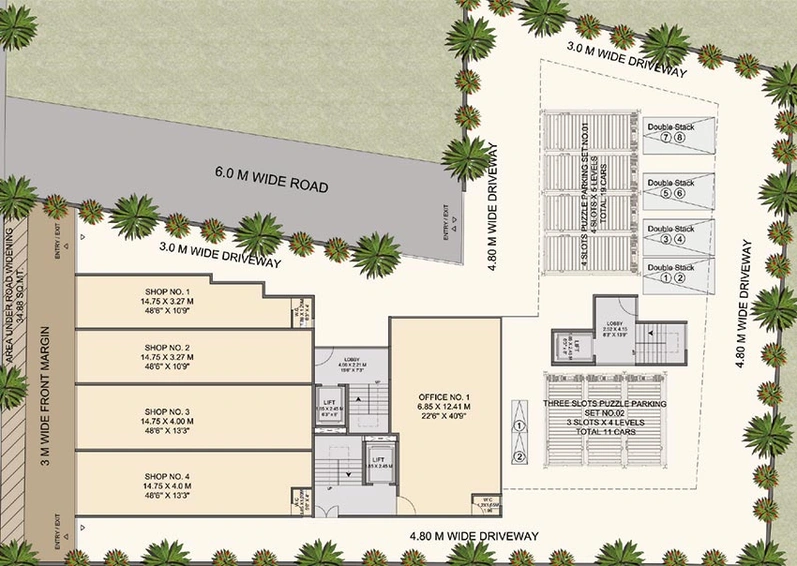 Master Plan of Priyal Parijat CHS in Panvel, Navi Mumbai - Image 254019