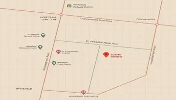 Location of Sobha Windsor - Image 125320