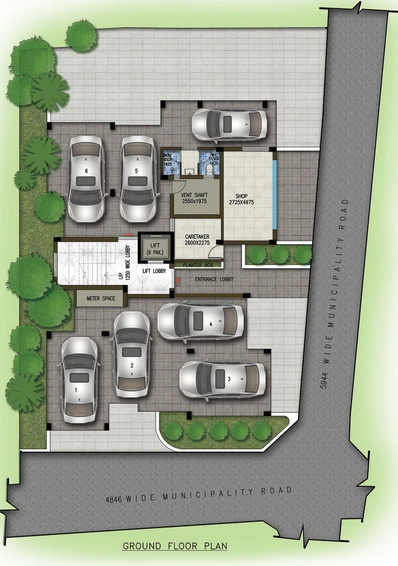Master Plan of Ganguly 4 Sight Cabana in Garia, Kolkata - Image 244995