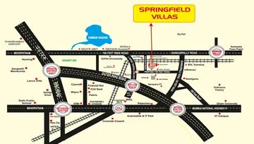 Location of Harshith Springfield Villas - Image 126330