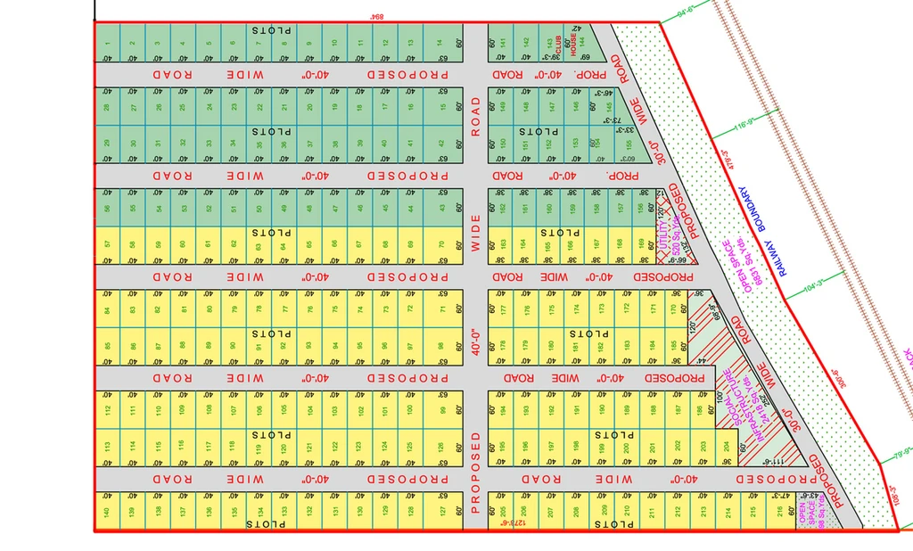 Master Plan of Harshith Springfield Villas in Mokila, Hyderabad - Image 126331