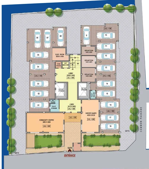 Master Plan of Ganguly 4 Sight Maple in Garia, Kolkata - Image 245521