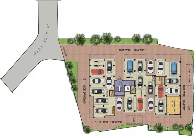Master Plan of Ganguly 4 Sight Olivia in Garia, Kolkata - Image 245538