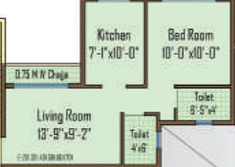 1 BHK Flat in Namo CJ Greens in Panvel, Navi Mumbai - Image 840401