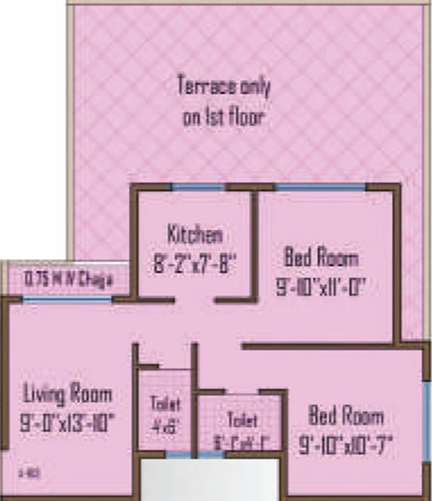 2 BHK Flat in Namo CJ Greens in Panvel, Navi Mumbai - Image 844649
