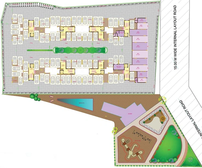 Master Plan of Namo CJ Greens in Panvel, Navi Mumbai - Image 249035
