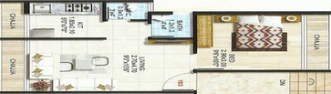 1 BHK Flat in Namo Siddhivinayak Prarambh in Karanjade, Navi Mumbai - Image 840418