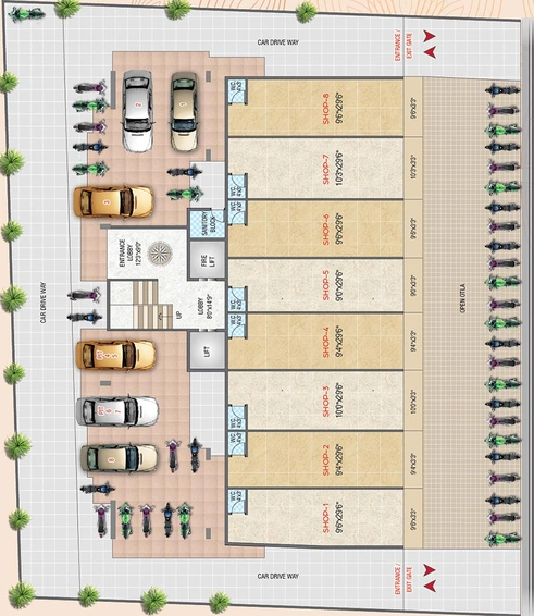 Master Plan of Villa Spring in Dronagiri, Navi Mumbai - Image 259621