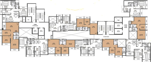 Floor Plan of Villa Heritage in Dronagiri, Navi Mumbai - Image 259400