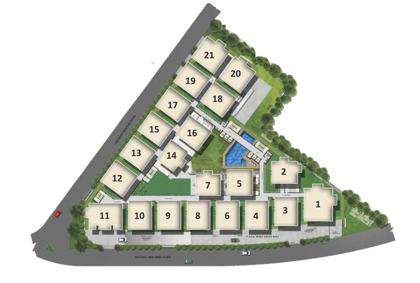 Master Plan of Vasavi Signature in Kukatpally, Hyderabad - Image 126872