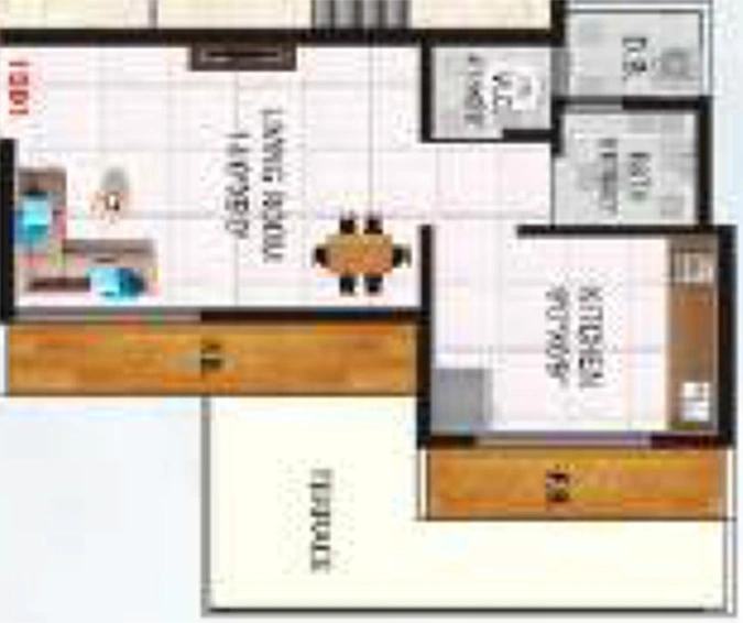 1 RK Studio Apartment in Majestic Villa in Dronagiri, Navi Mumbai - Image 849023