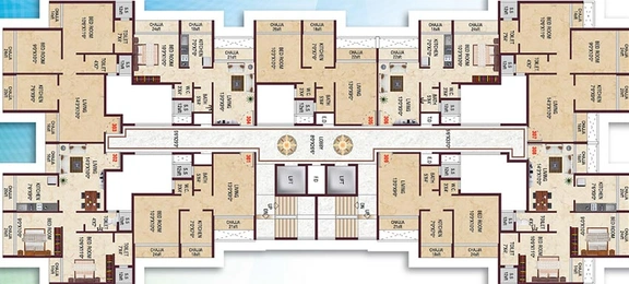 Floor Plan of Villa Orison in Dronagiri, Navi Mumbai - Image 259514