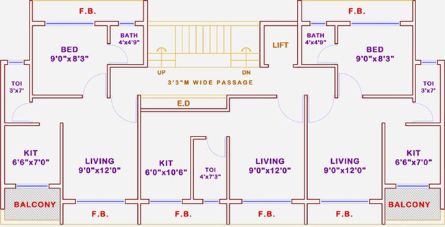 Floor Plan of Divine Villa in Ulwe, Navi Mumbai - Image 259421