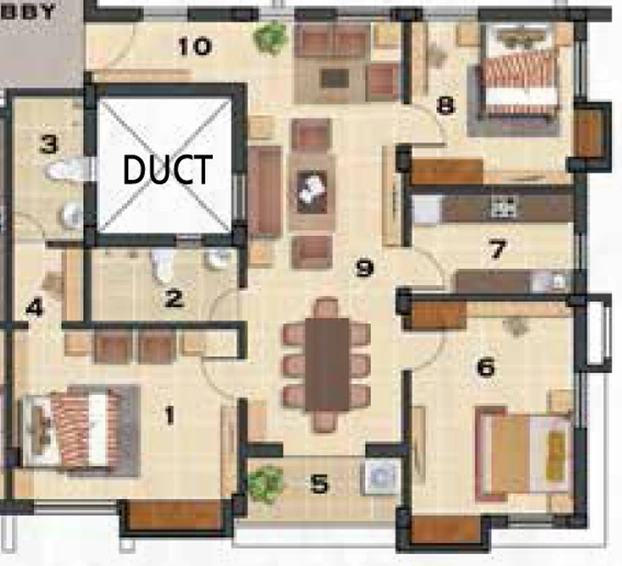 3 BHK Flat in Ganguly 4 Sight City House in Garia, Kolkata - Image 842861