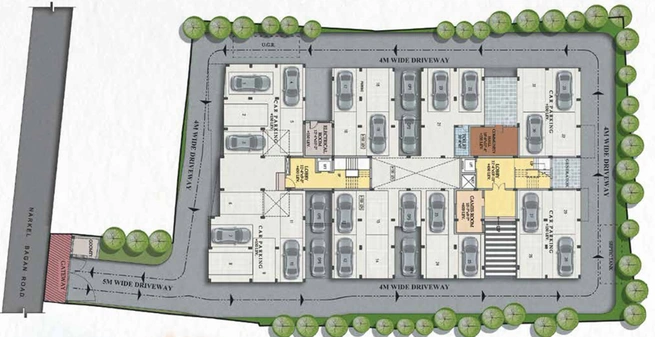 Master Plan of Ganguly 4 Sight City House in Garia, Kolkata - Image 245553