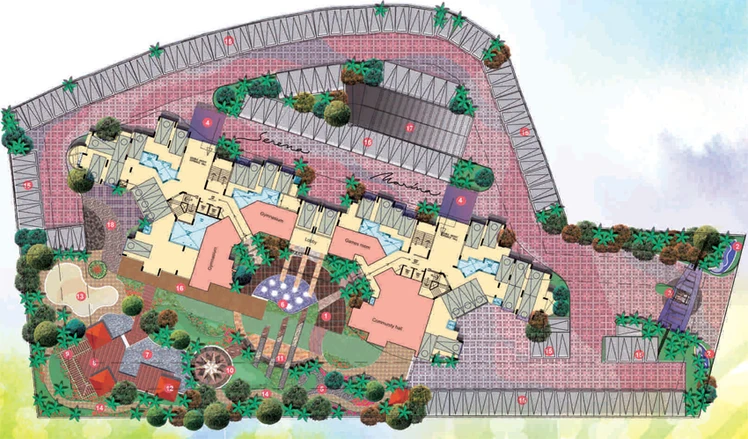 Master Plan of Ideal Lakeview in EM Bypass, Kolkata - Image 248738