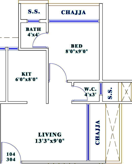 1 BHK Flat in Ashiana Pratik Pride in Karanjade, Navi Mumbai - Image 837162