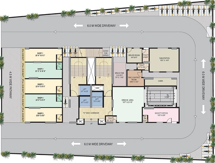 Master Plan of Kamdhenu Zenith in Nerul, Navi Mumbai - Image 245777