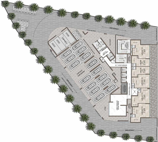 Master Plan of Kamdhenu Pinnacle in Nerul, Navi Mumbai - Image 245763
